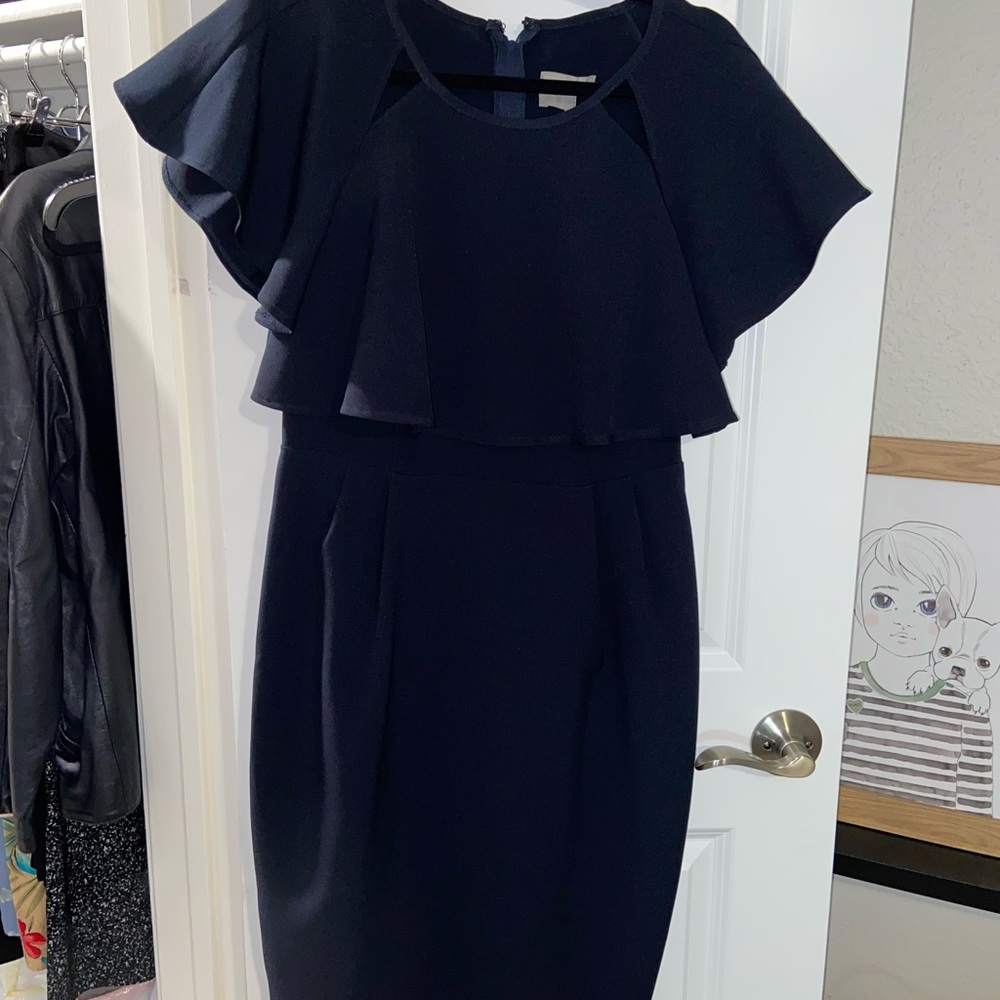 ASOS - wedding guest dress Navy Blue